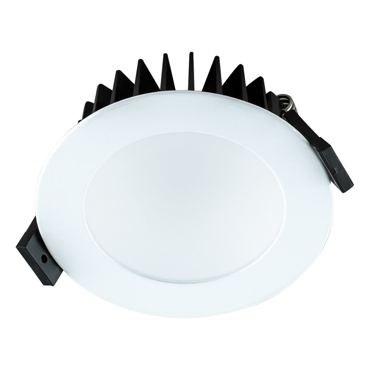EVN LED Downlight weiß rund 103x40mm 15W 3000K 471 bis 850lm >80° 24V IP44