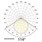 EVN LED Leuchte weiß(V4A) rund 76x40mm 1,8W 3000K 55lm 220-240V IP44