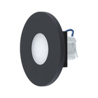 EVN LED Leuchte anthrazit(V4A) rund 76x40mm 1,8W 3000K 55lm 220-240V IP44