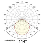 EVN LED Leuchte anthrazit(V4A) rund 76x40mm 1,8W 3000K 55lm 220-240V IP44