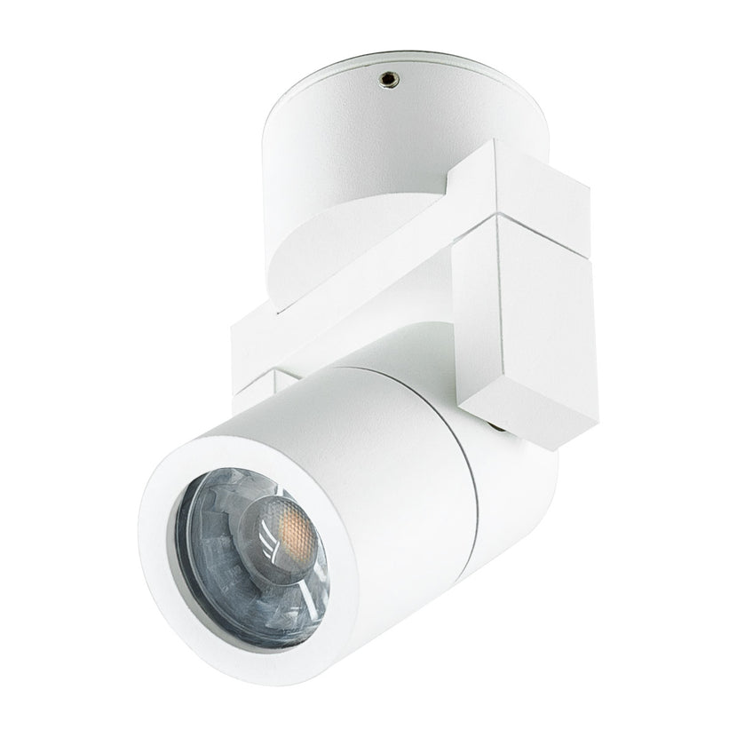 EVN Anbauleuchte weiß schwenkbar drehbar rund 55x152mm 220-240V IP54