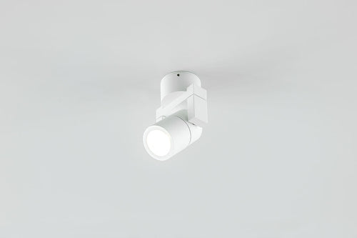 EVN Anbauleuchte weiß schwenkbar drehbar rund 55x152mm 220-240V IP54