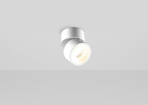 EVN LED Anbauleuchte weiß schwenkbar drehbar rund 100x106mm 13W 3000K 1000lm 21-40° 200-240V IP20