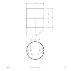 EVN LED Anbauleuchte weiß schwenkbar drehbar rund 100x106mm 13W 3000K 1000lm 21-40° 200-240V IP20