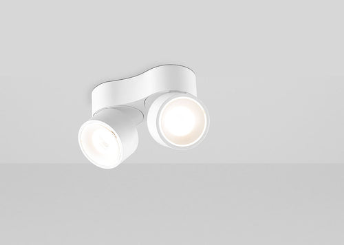 EVN LED Anbauleuchte weiß schwenkbar drehbar rund 100x106mm 26W 3000K 1120lm 21-40° 200-240V IP20