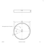 EVN LED Panel weiß rund 300x42mm 30W 4000K 2500lm >80° 220-240V IP20