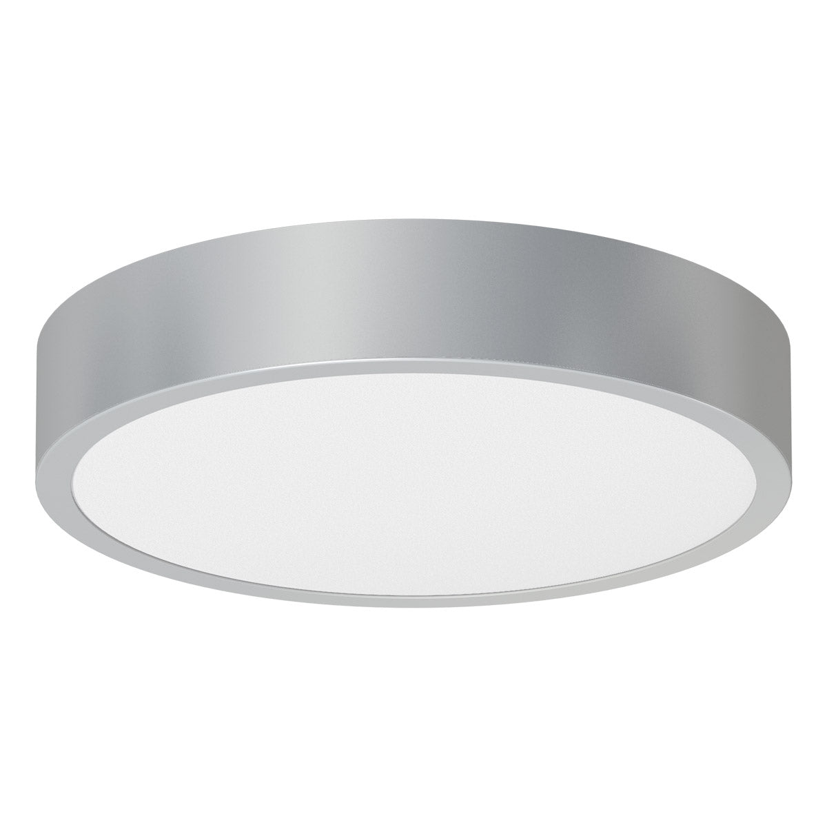 EVN LED Panel Edelstahl Optik rund 225x42mm 24W 3000K 1750lm >80° 220-240V IP20