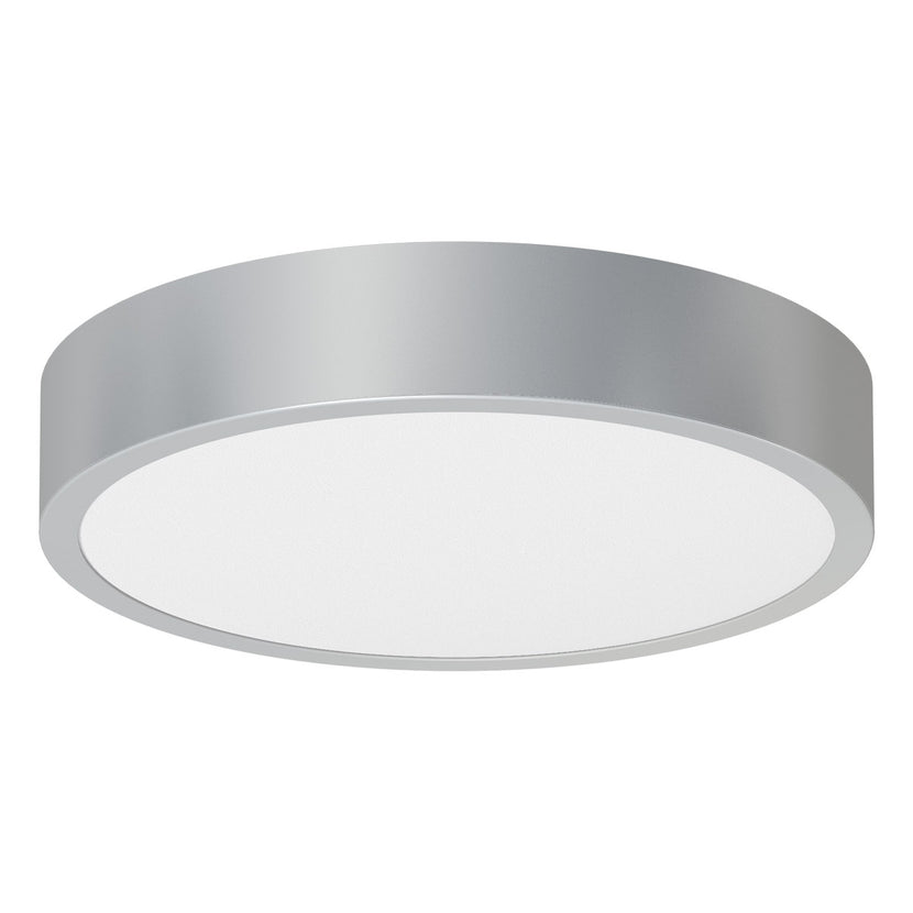 EVN LED Panel Edelstahl Optik rund 225x42mm 24W 3000K 1750lm >80° 220-240V IP20