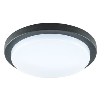 EVN LED Leuchte anthrazit rund 246x65mm 14W 3000K 1362lm >80° 100-240V IP54