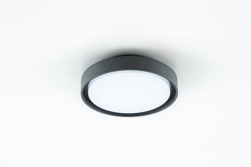 EVN LED Leuchte anthrazit rund 250x65mm 14W 3000K 1205lm >80° 100-240V IP54