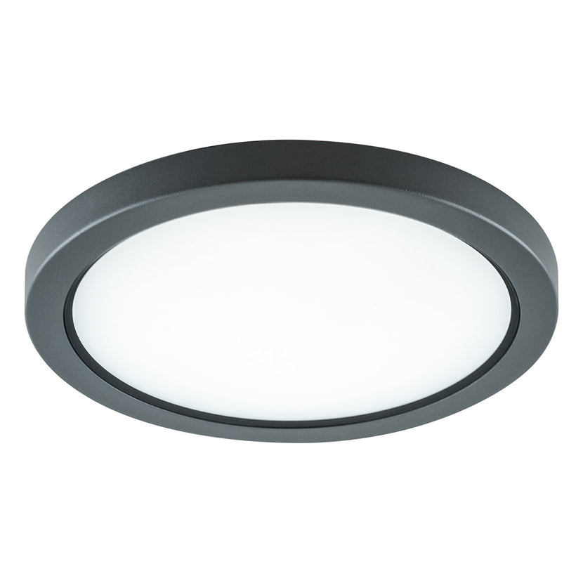 EVN LED Leuchte anthrazit rund 250x46mm 15W 3000K 960lm >80° 100-240V IP54