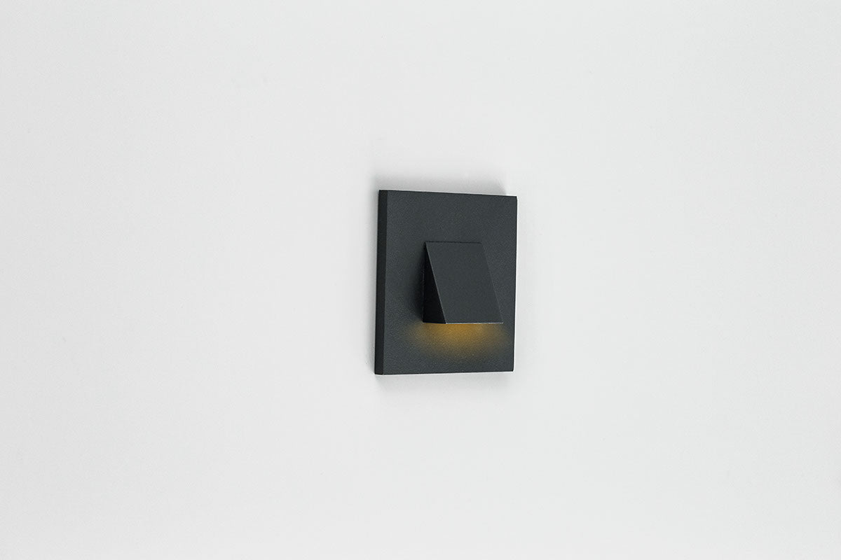 EVN LED Leuchte anthrazit(V4A) viereckig 76x76x55mm 1,8W 3000K 220-240V IP44