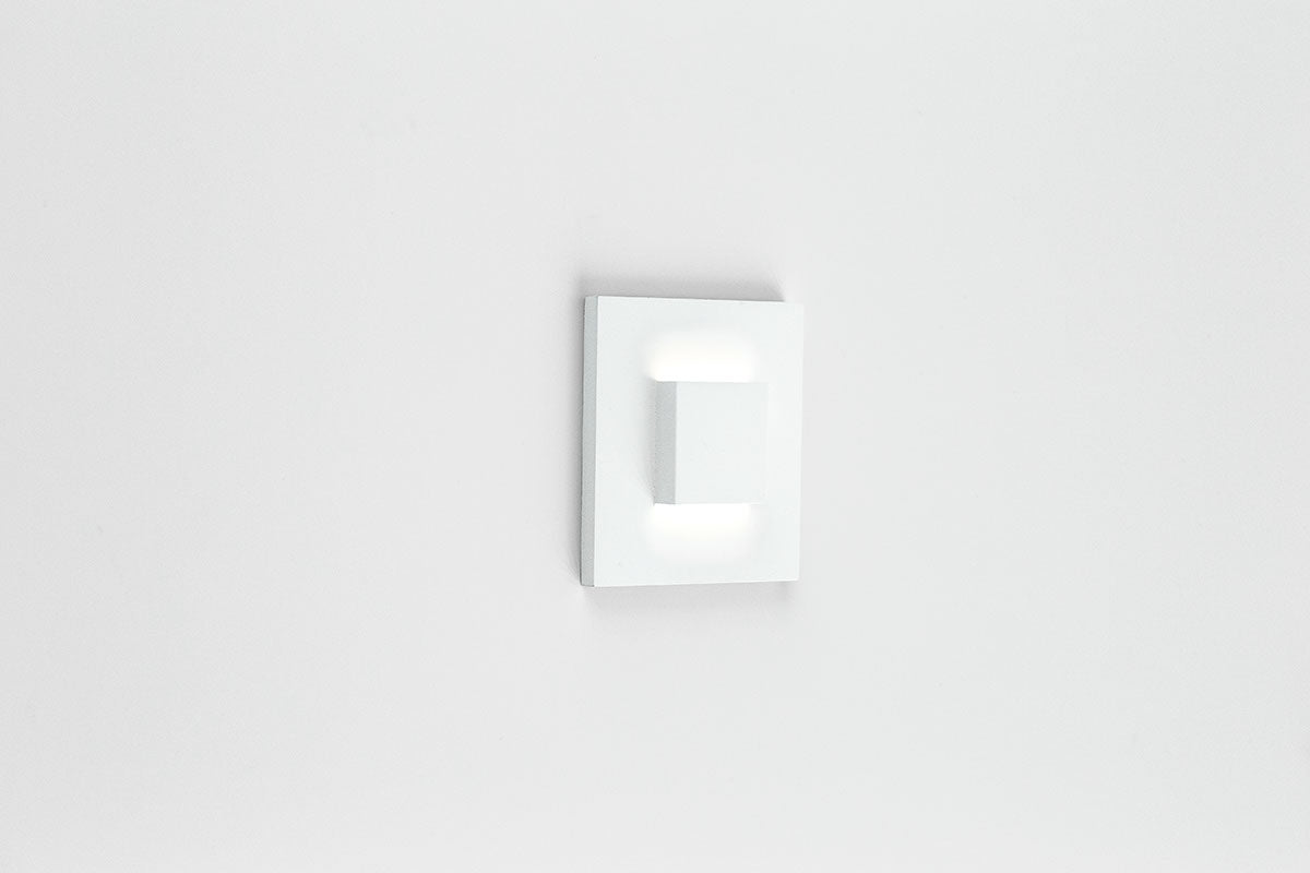 EVN LED Leuchte weiß(V4A) viereckig 76x76x48mm 1,8W 3000K 220-240V IP44