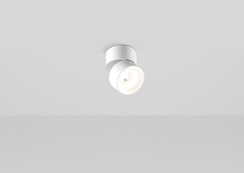 EVN LED Anbauleuchte weiß schwenkbar drehbar rund 80x84mm 9W 3000K 750lm 21-40° 200-240V IP20
