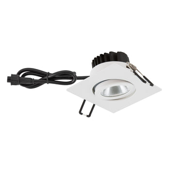 EVN Power-LED Leuchte weiß schwenkbar viereckig 83x83x48,5mm 6W 3000K 620lm 21-40° IP65