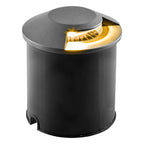 EVN LED Bodeneinbauleuchte anthrazit rund 125x128mm 7W 3000K 67lm >80° 220-240V IP67