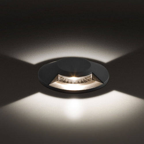 EVN LED 2-fach Bodeneinbauleuchte anthrazit rund 125x128mm 7W 3000K 135lm >80° 220-240V IP67