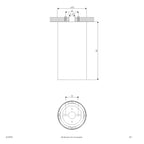 EVN LED Leuchte weiß rund 80mm 18W 3000K 1370lm 21-40° 220-240V IP20
