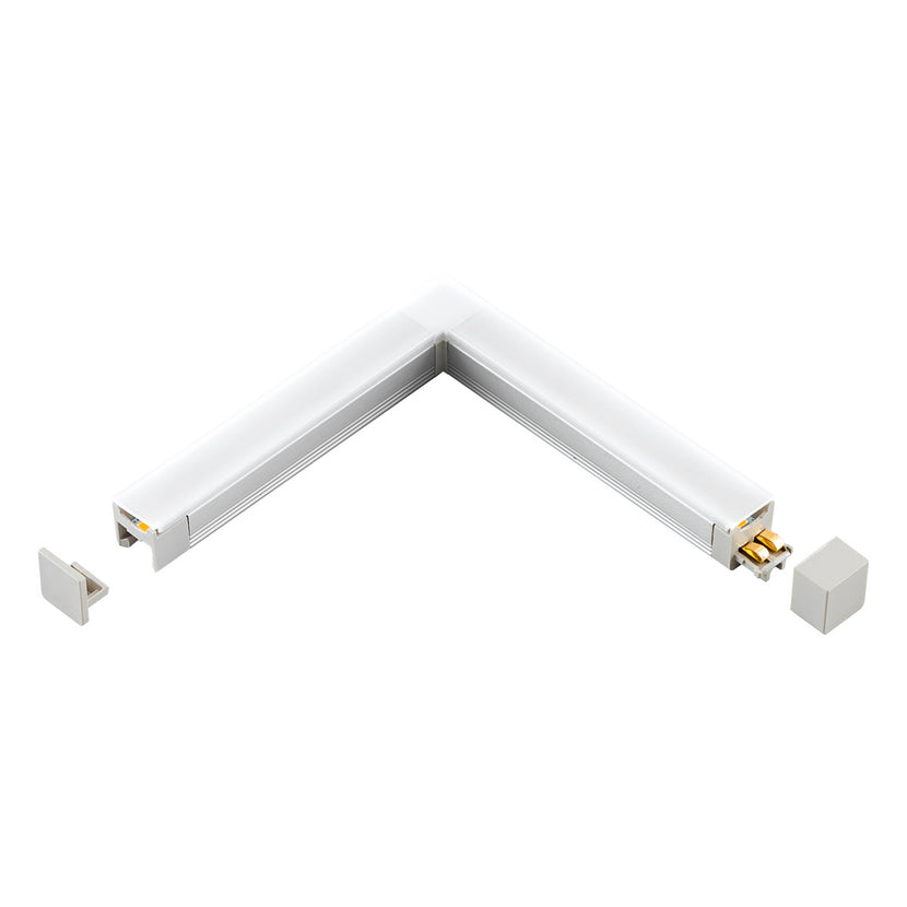 EVN LED Bordo Leuchte Aluminium Ecke links 91x85x12mm 2W 3000K 146lm >80° 24V IP20