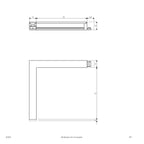 EVN LED Bordo Leuchte Aluminium Ecke links 91x85x12mm 2W 3000K 146lm >80° 24V IP20