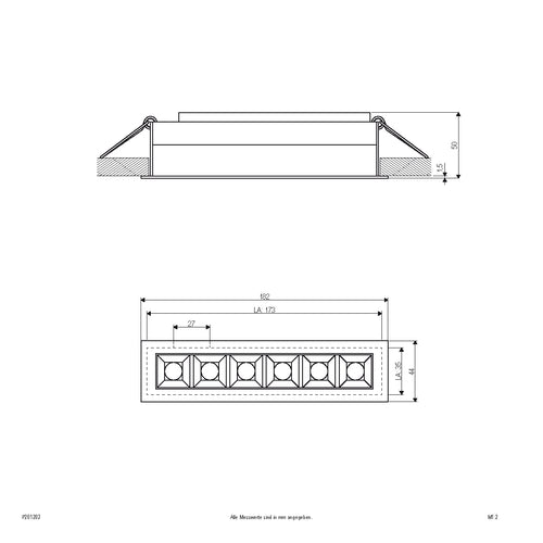 EVN LED Leuchte weiß rechteckig 182x44x50mm 10W 3000K 1000lm 41-80° 200-240V IP20