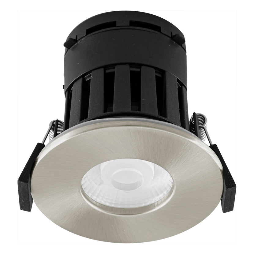 EVN LED Leuchte Edelstahl Optik rund 85x84mm 7W 3000 bis 4000K 610lm 41-80° 200-240V IP65