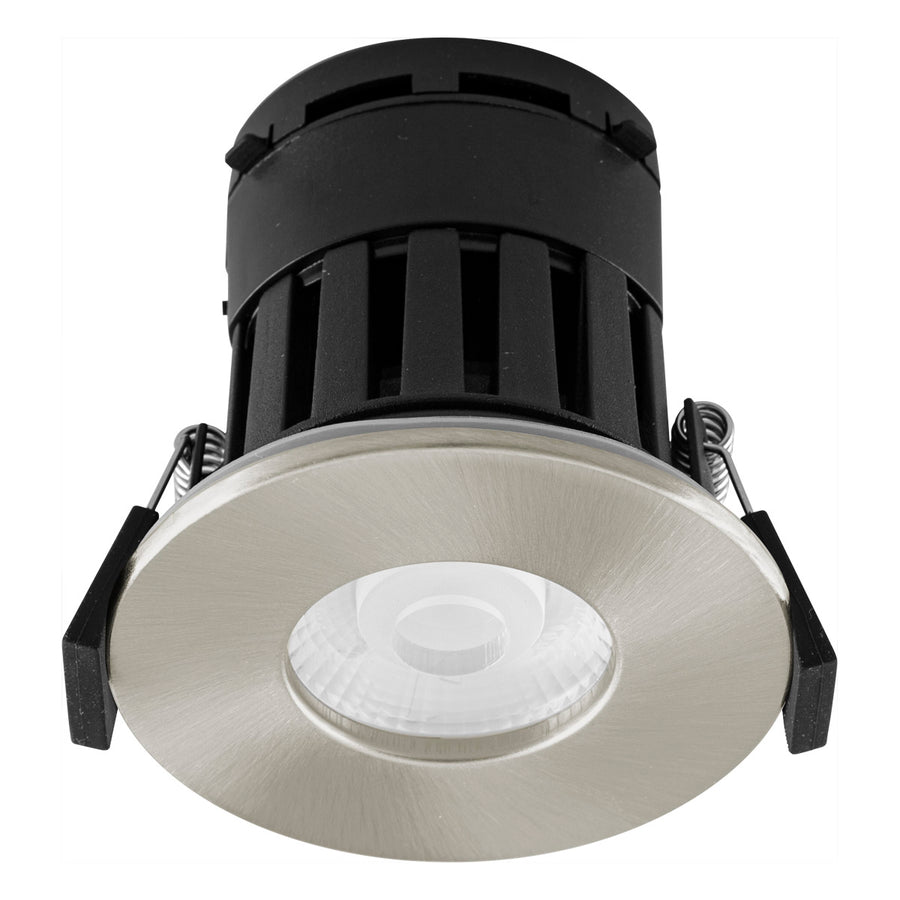 EVN LED Leuchte Edelstahl Optik rund 85x84mm 7W 3000 bis 4000K 610lm 41-80° 200-240V IP65