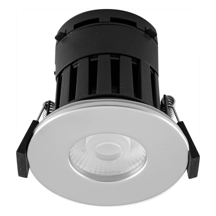 EVN LED Leuchte Chrom rund 85x84mm 7W 3000 bis 4000K 610lm 41-80° 200-240V IP65