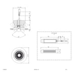 EVN Power-LED Leuchte weiß schwenkbar rund 170x95mm 38W 3000K 4635lm 41-80° 200-240V IP20