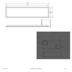 EVN LED Panel weiß rechteckig 1196x296x35mm 30W 4000K >80° 200-240V IP20