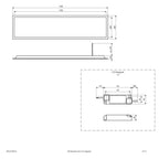 EVN LED Panel inkl.Netzgerät(DALI) weiß rechteckig 1196x296x35mm 30W 4000K >80° 200-240V IP20