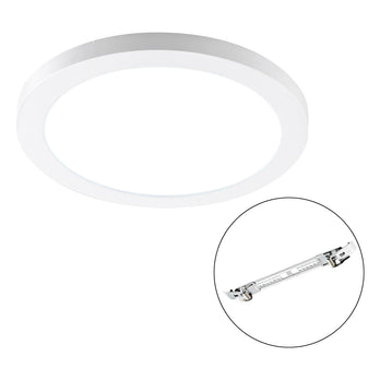 EVN LED Panel weiß rund 218x30mm 18W 3000 bis 6000K 1631lm >80° 200-240V IP20