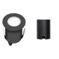 EVN LED Bodeneinbauleuchte anthrazit rund 63x73mm 2W 3000K 82lm 41-80° 220-240V IP65