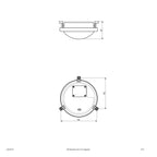 EVN LED Leuchte weiß oval rund 190x85mm 12W 3000 bis 6500K 1200lm >80° 220-240V IP54