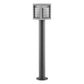 EVN LED Wegeleuchte anthrazit viereckig 130x130x755mm 10W 3000K 528lm 100-240V IP65