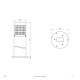 EVN Pollerleuchte anthrazit rund 120x900mm 220-240V IP54