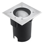 EVN LED Bodeneinbauleuchte Edelstahl Optik justierbar viereckig 180x180x152mm 15W 3000K 1012lm 21-40° 110-240V IP67