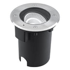 EVN LED Bodeneinbauleuchte Edelstahl Optik justierbar rund 180x152mm 15W 3000K 1063lm 41-80° 110-240V IP67