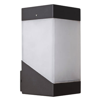 EVN Wandleuchte anthrazit rechteckig 200x100x115mm 220-240V IP44