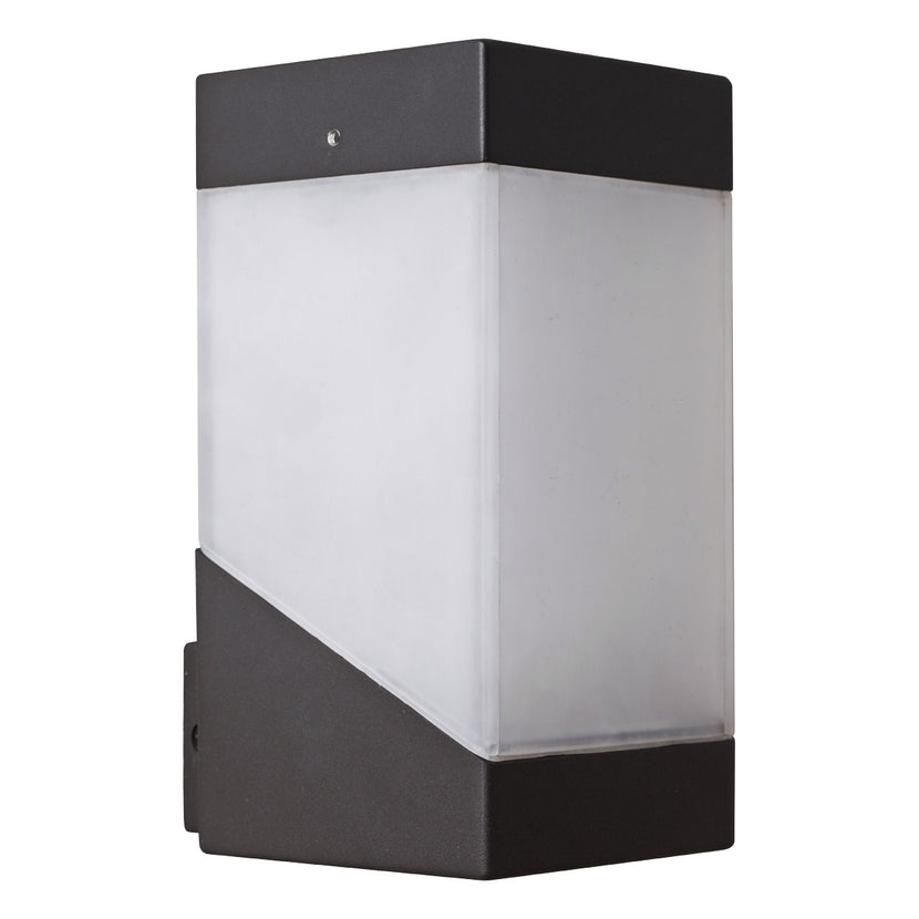 EVN Wandleuchte anthrazit rechteckig 200x100x115mm 220-240V IP44