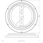 EVN LED Leuchte weiß rund 300x33mm 15W 4000K 1840lm >80° 200-240V IP20