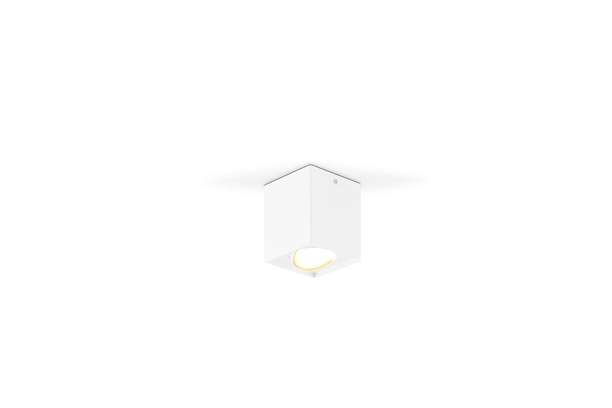 EVN Leuchte weiß kardanisch-schwenkbar viereckig 90x90x108mm 10W 3000K 41-80° 200-240V IP20