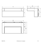 EVN LED Leuchte anthrazit schwenkbar rechteckig 80x204x107mm 10W 3000K 1000lm >80° 200-240V IP65