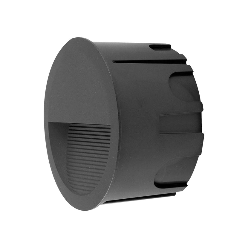 EVN LED Leuchte anthrazit rund 136x50mm 5W 3000K 150lm 41-80° 200-240V IP65