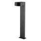 EVN LED Wegeleuchte anthrazit rechteckig 140x230x700mm 8W 3000K 600lm 41-80° 100-240V IP65