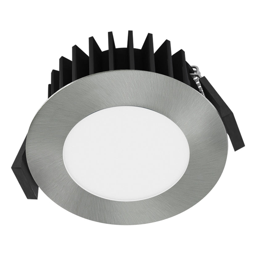 EVN LED Downlight Chrom rund 85x43mm 13W 3000K 456 bis 717lm >80° 24V IP54