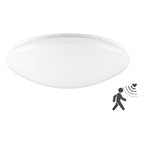 EVN LED Leuchte Sensor weiß rund 280x95mm 12W 3000 bis 6000K 924lm >80° 220-240V IP44