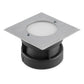 EVN LED Bodeneinbauleuchte Edelstahl Optik viereckig 100x100x70mm 2W 3000K 65lm >80° 24V IP67