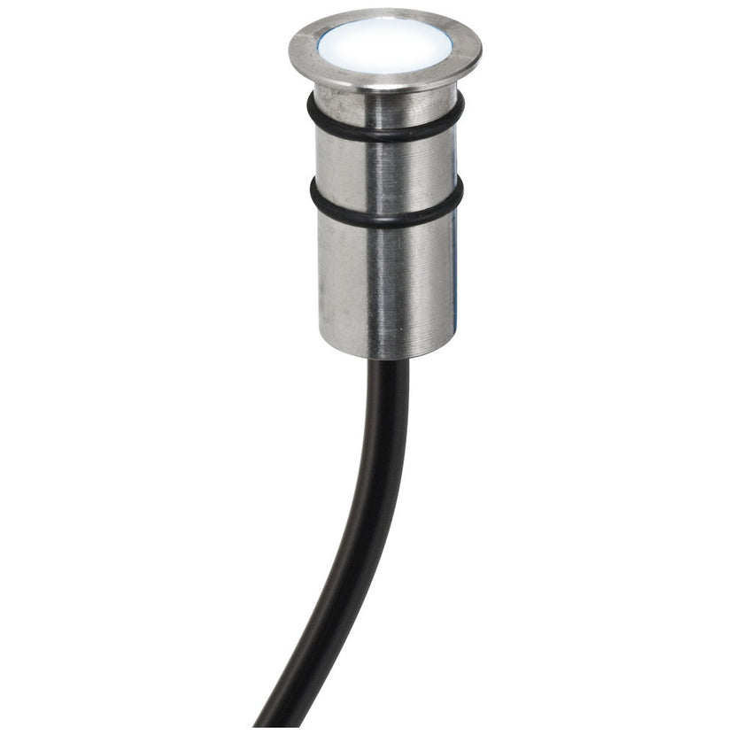 EVN LED Lichtpunkt Edelstahl Optik rund 18x29mm 0,2W 6000K >80° 12V IP68