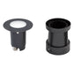 EVN LED Bodeneinbauleuchte anthrazit schwenkbar rund 120x110mm 4,6W 4000K 390lm 21-40° 230V IP67